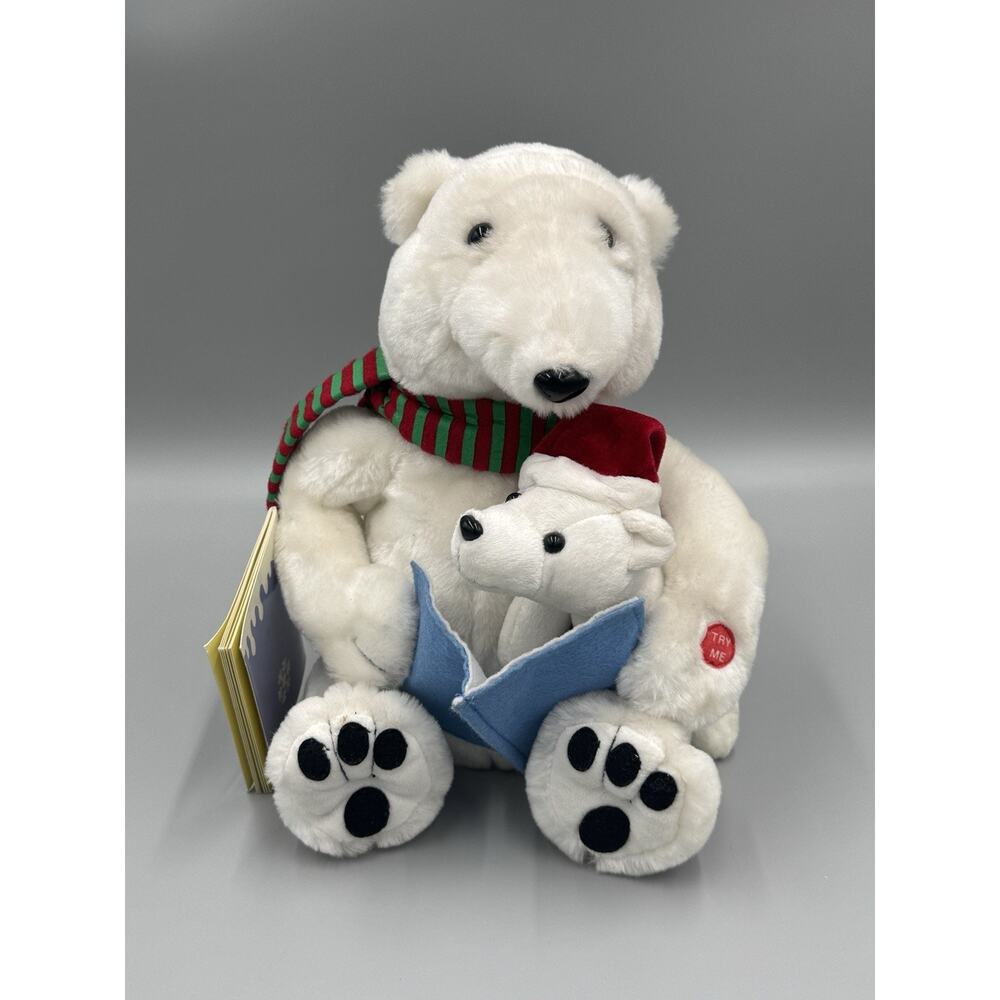 St. Nicholas Square Animated Story Telling Polar Bear Works Holiday Animatronic
